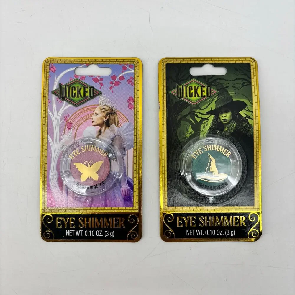 Wicked Glinda Elphaba Eye Shimmer Eye Shadows Green Pink